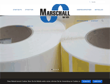 Tablet Screenshot of marschall-pw.de